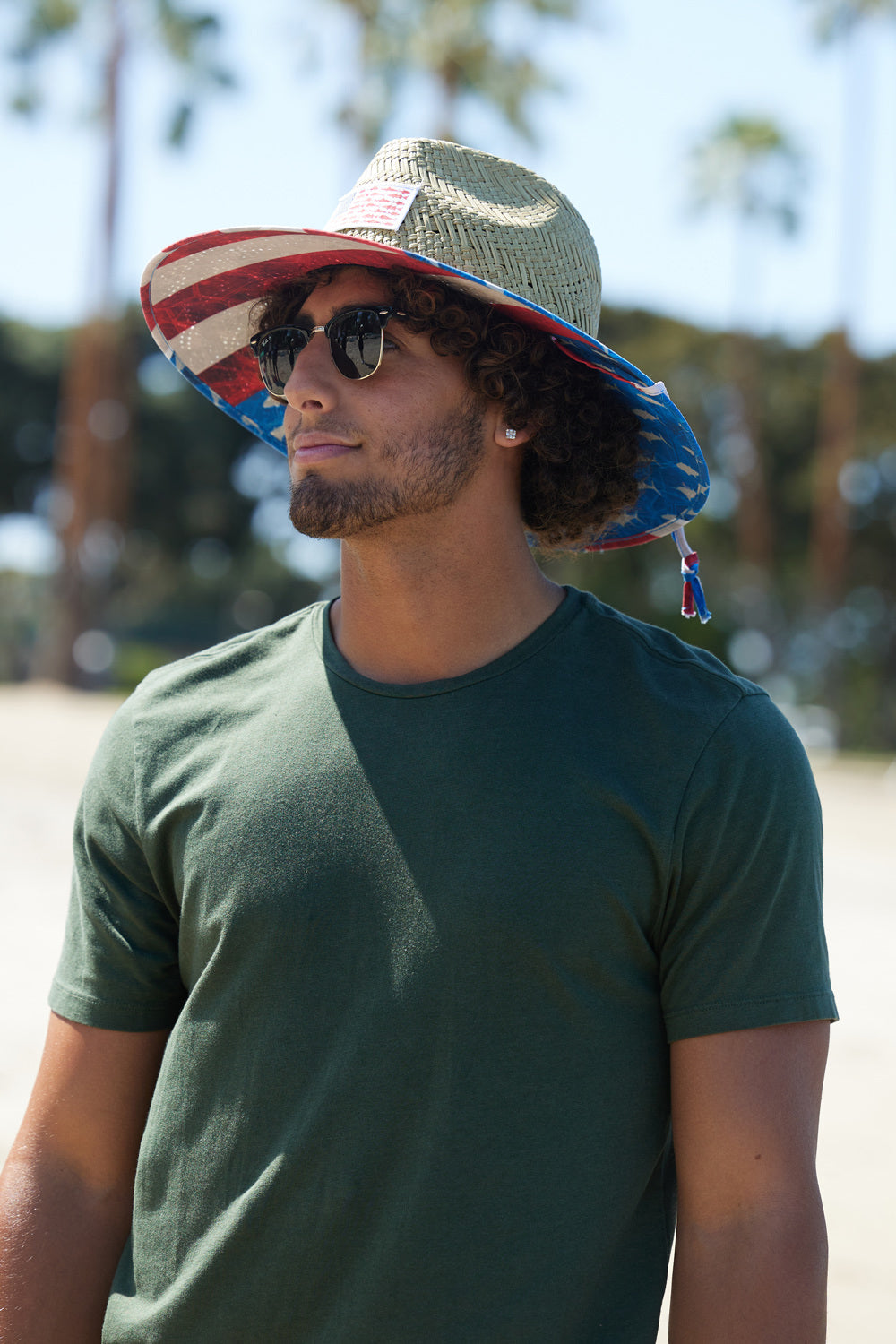 Loyalist Straw Lifeguard Hat Doba